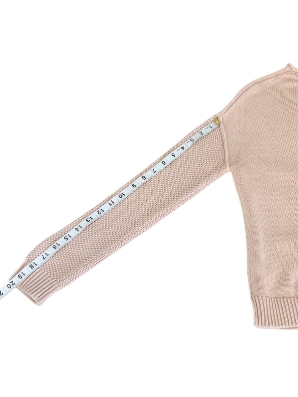 Rails Erin Sweater Women's XS Blush Pink Textured Knit Cotton Blend Pullover - Picture 7 of 8
